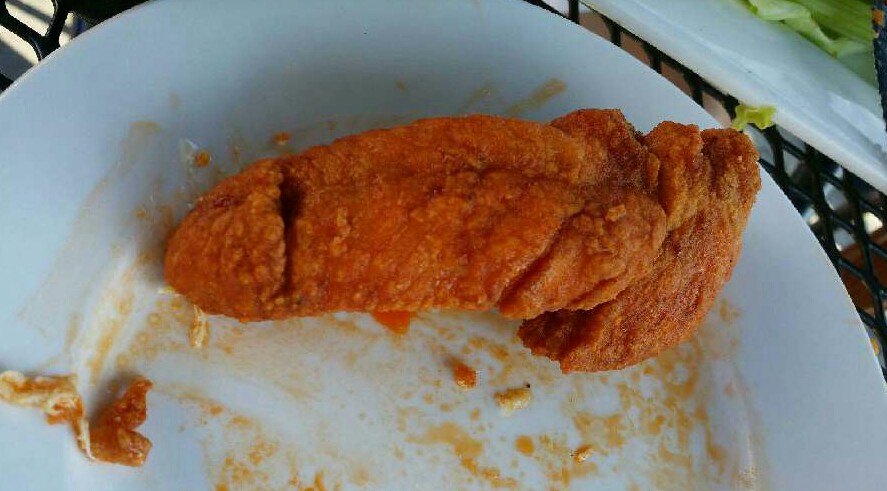 Hole asian chicken plundered