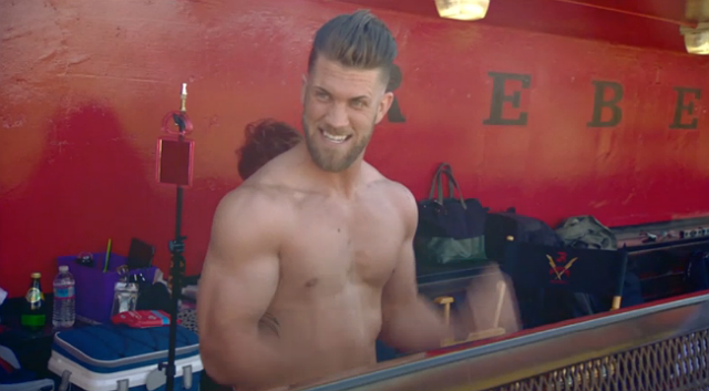 Washington Nationals outfielder Bryce Harper ESPN Body Issue
